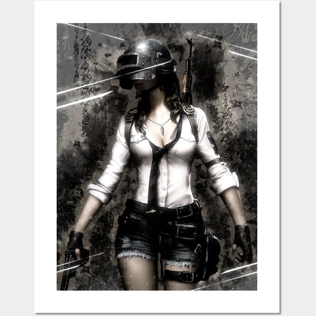 Pubg girl Wall Art by Durro